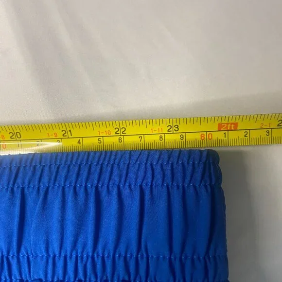 UNDER ARMOUR MENS ATHLETIC SHORTS (4XL) NWT BLUE W/ POCKET & BIG LOGO - Picture 3 of 4